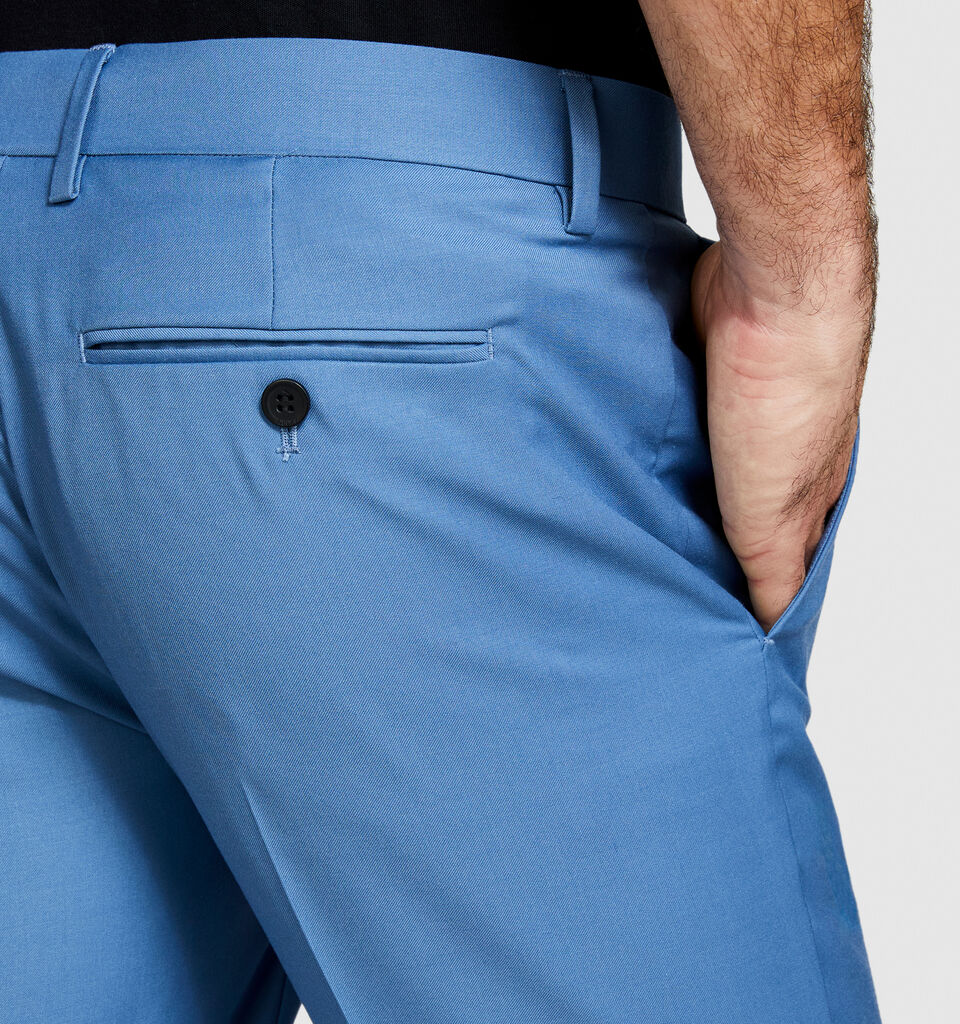 Formal trousers - men's slim fit trousers - Blue | Sisley image number 5